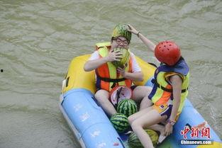 水上吃瓜大赛,水上吃瓜大赛欢乐盛宴